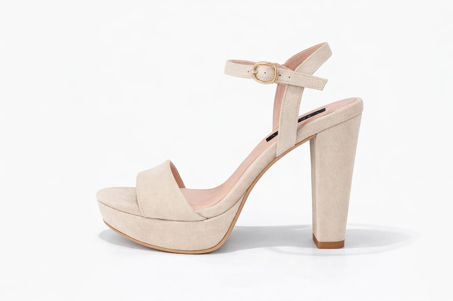 Sandalia Capri para mujer hueso suede