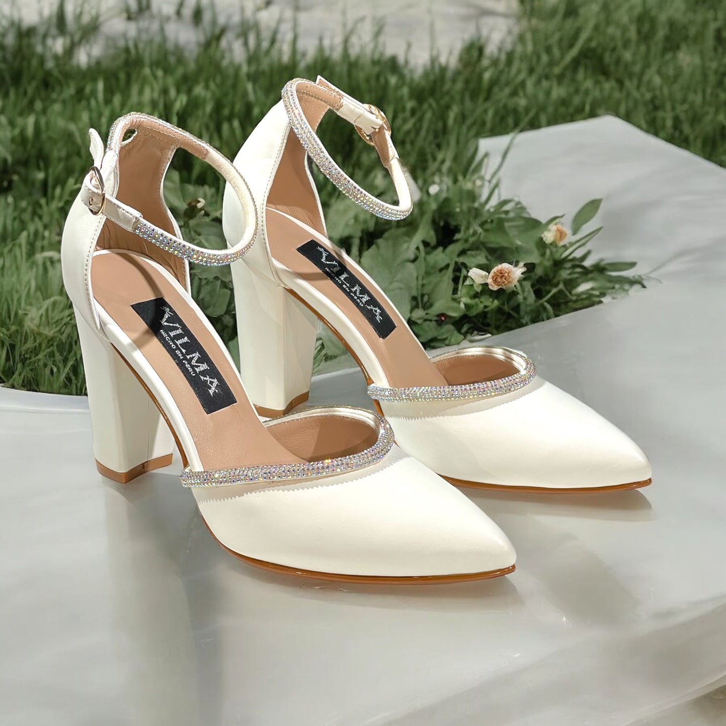 STILETTOS STRASS PERLA