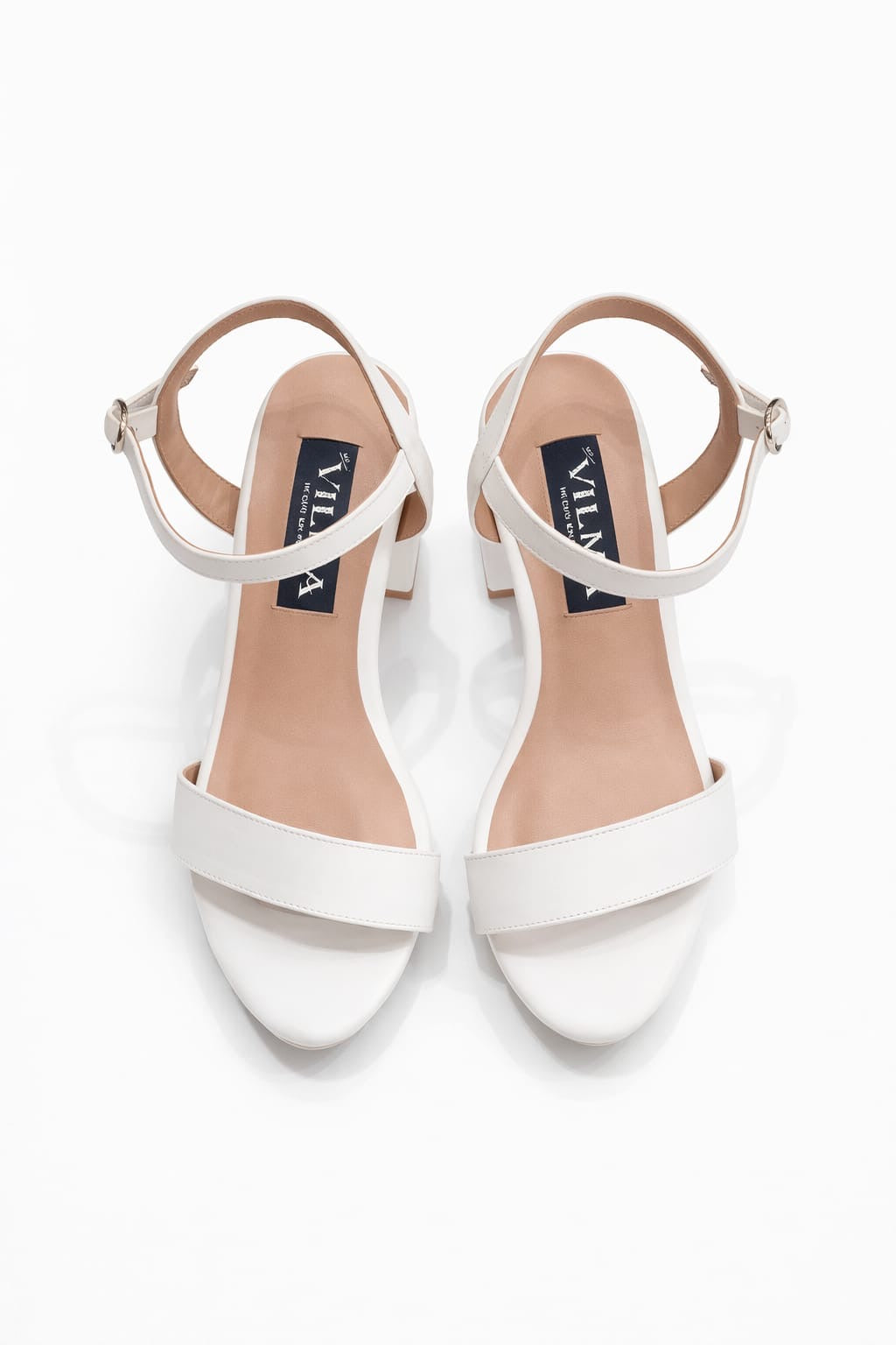 Zapato ivory taco x7 cm
