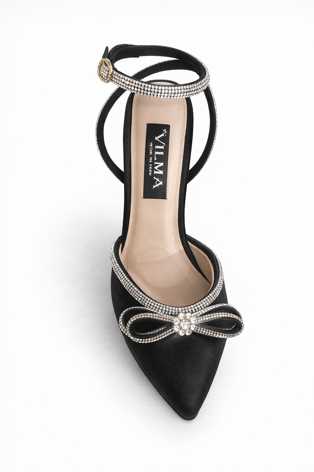 Zapato strass x9 cm fino Vilma