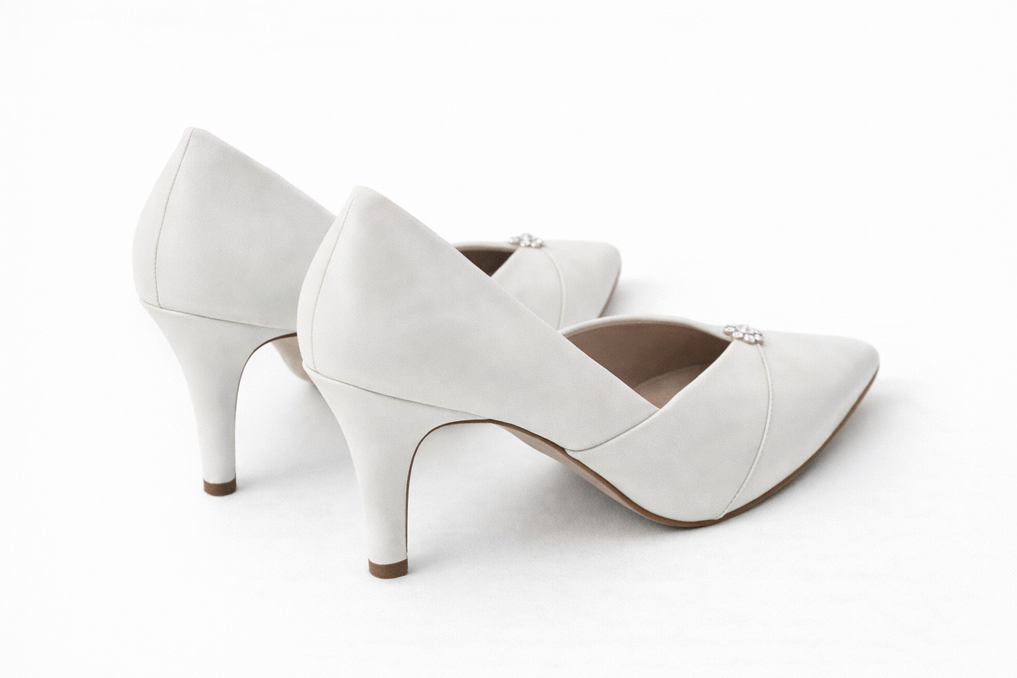 Zapato novia taco x9 cm fino Vilma
