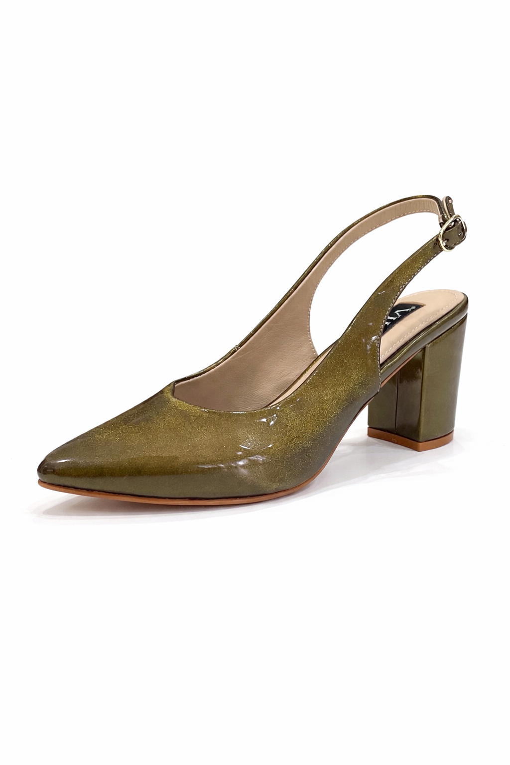 Zapato Stiletto destalonado con taco ancho Vilma