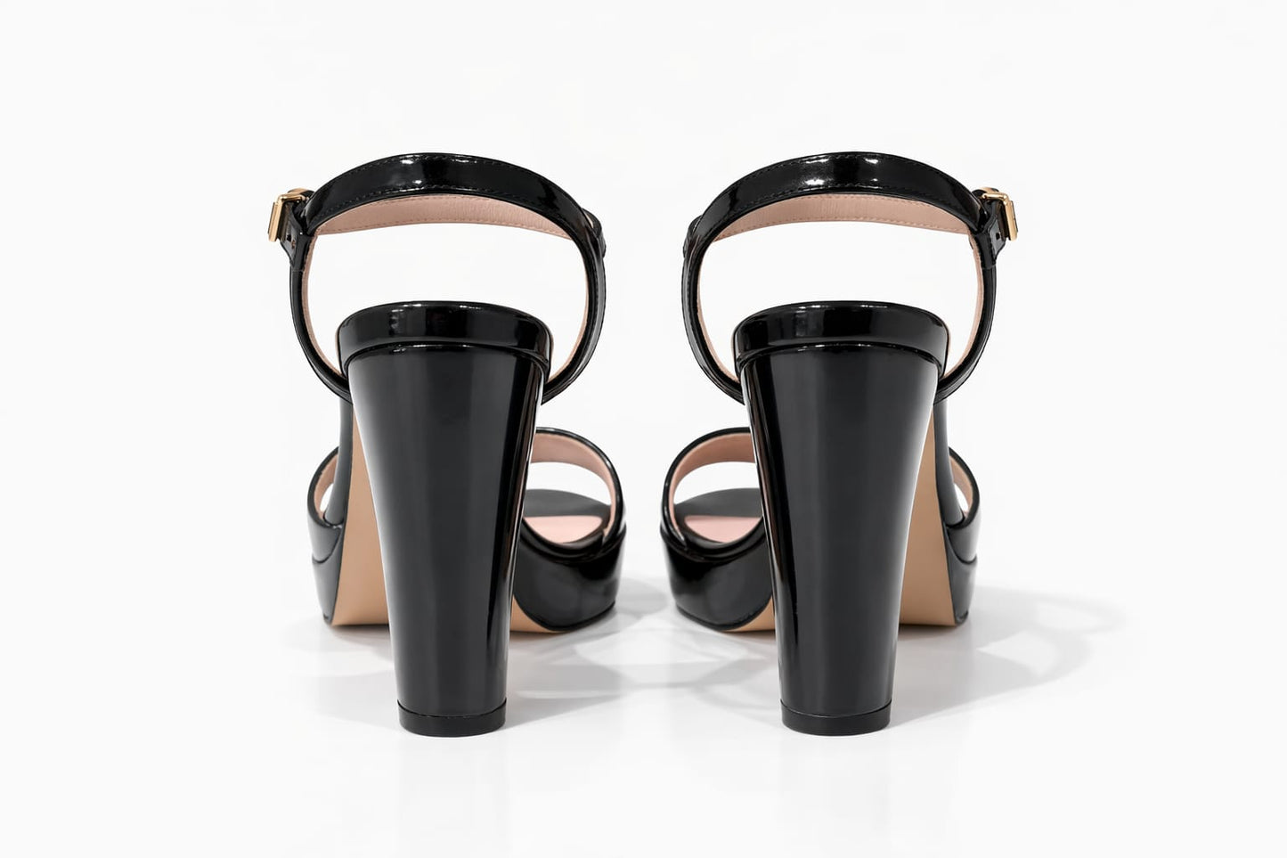 Sandalia Capri para mujer Negro Charol