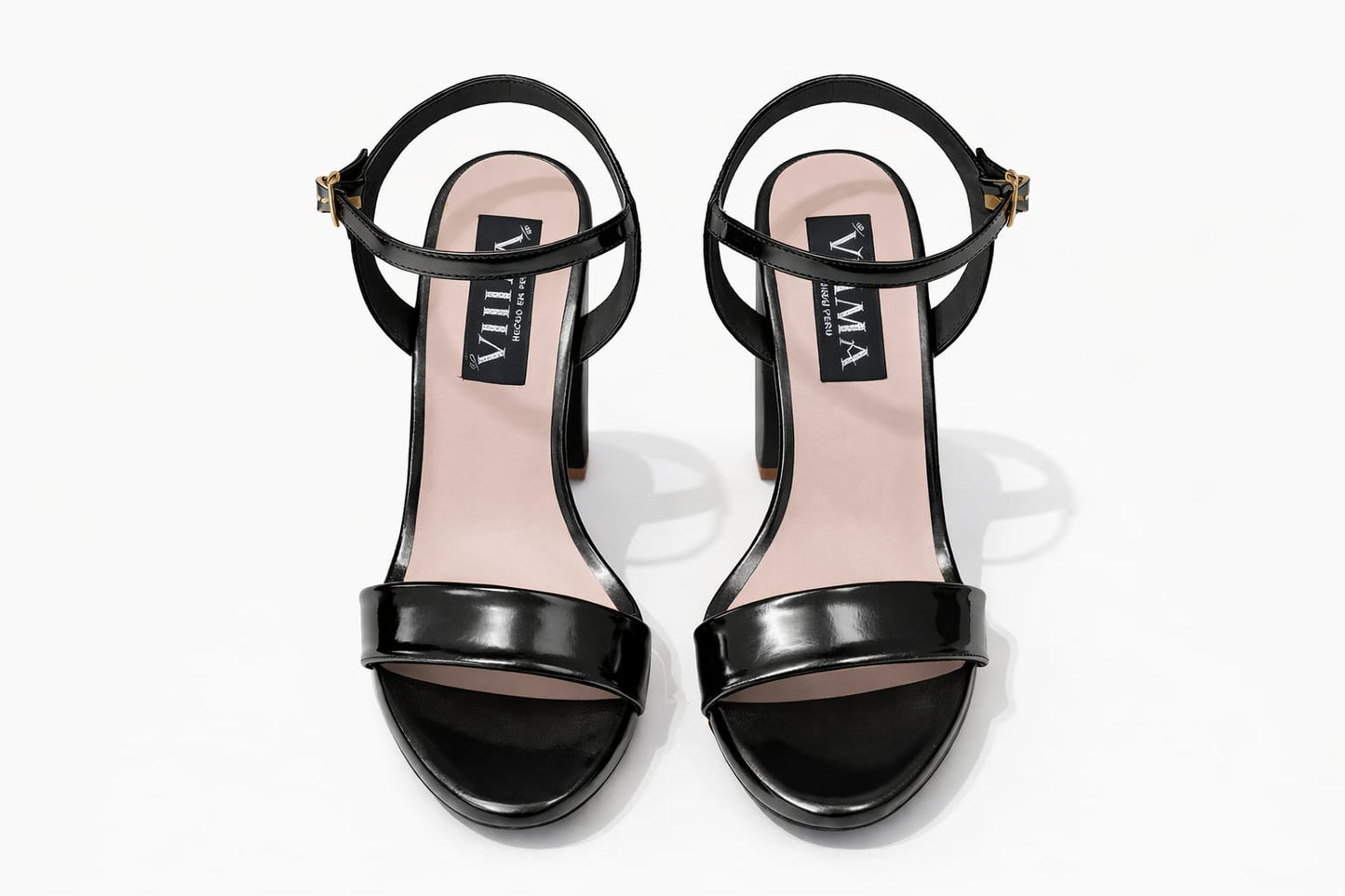 Sandalia Capri para mujer Negro Charol