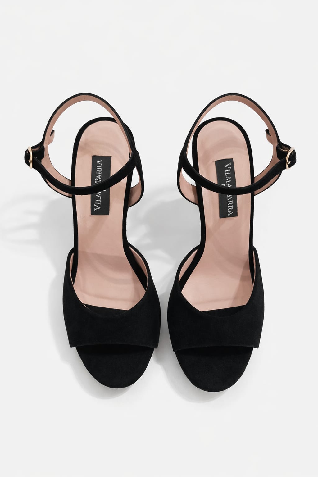 Sandalia Amalfi para mujer negro Suede