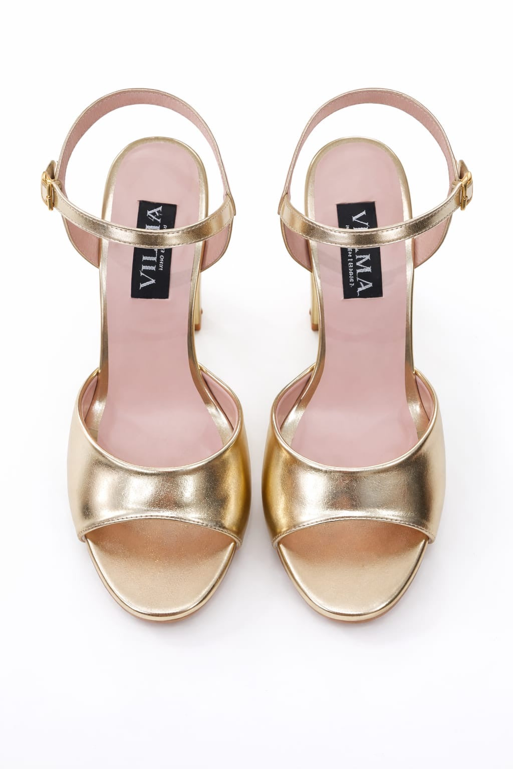 Sandalia Amalfi para mujer Dorado Light