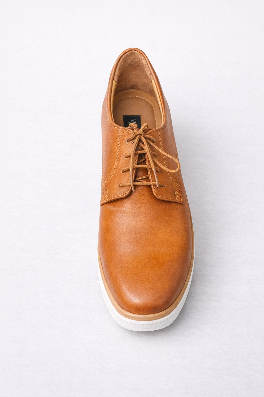 Zapatilla Oxford plataforma %100 cuero vacuno Vilma