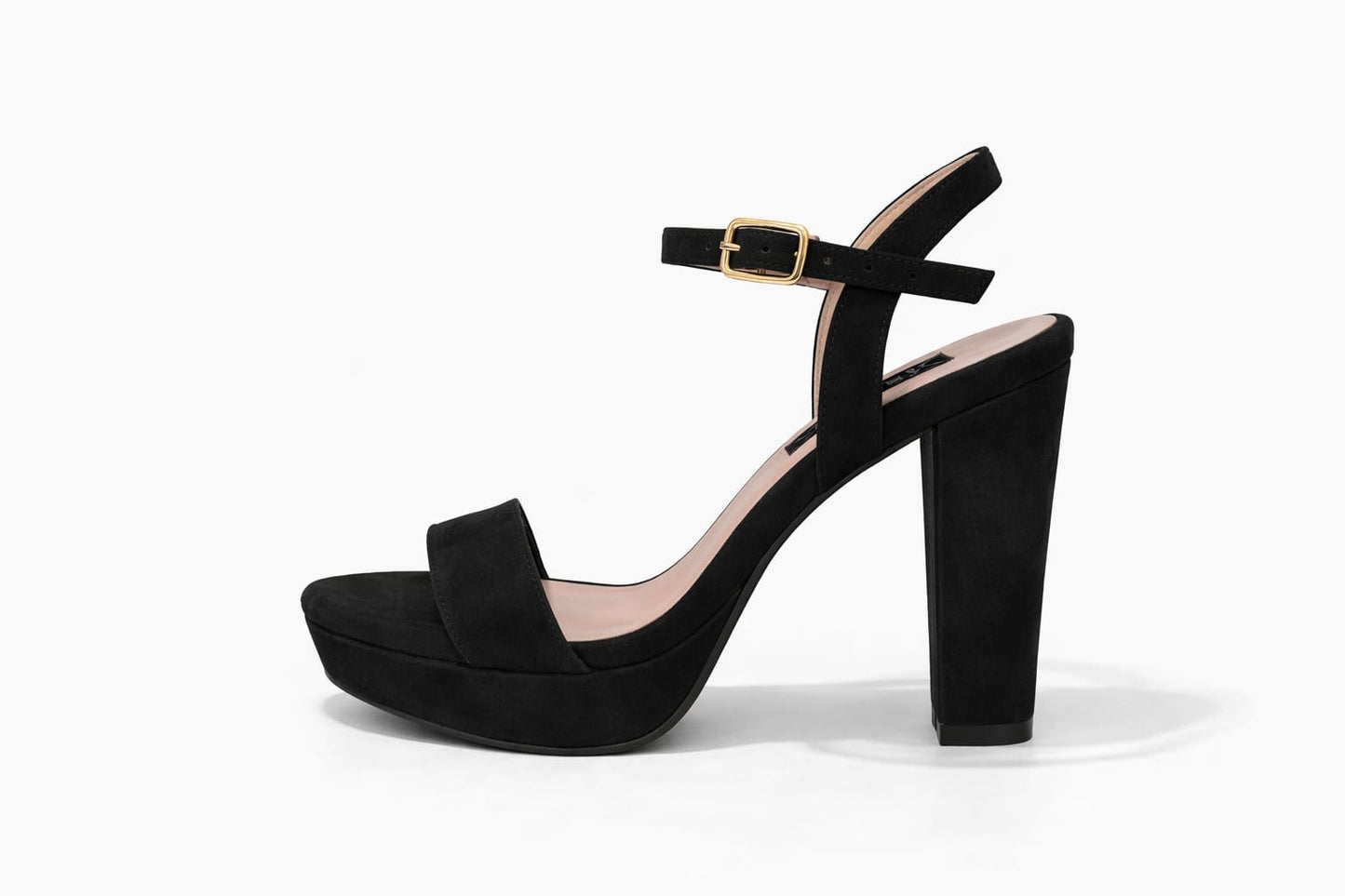 Sandalia Capri para mujer Negro Suede