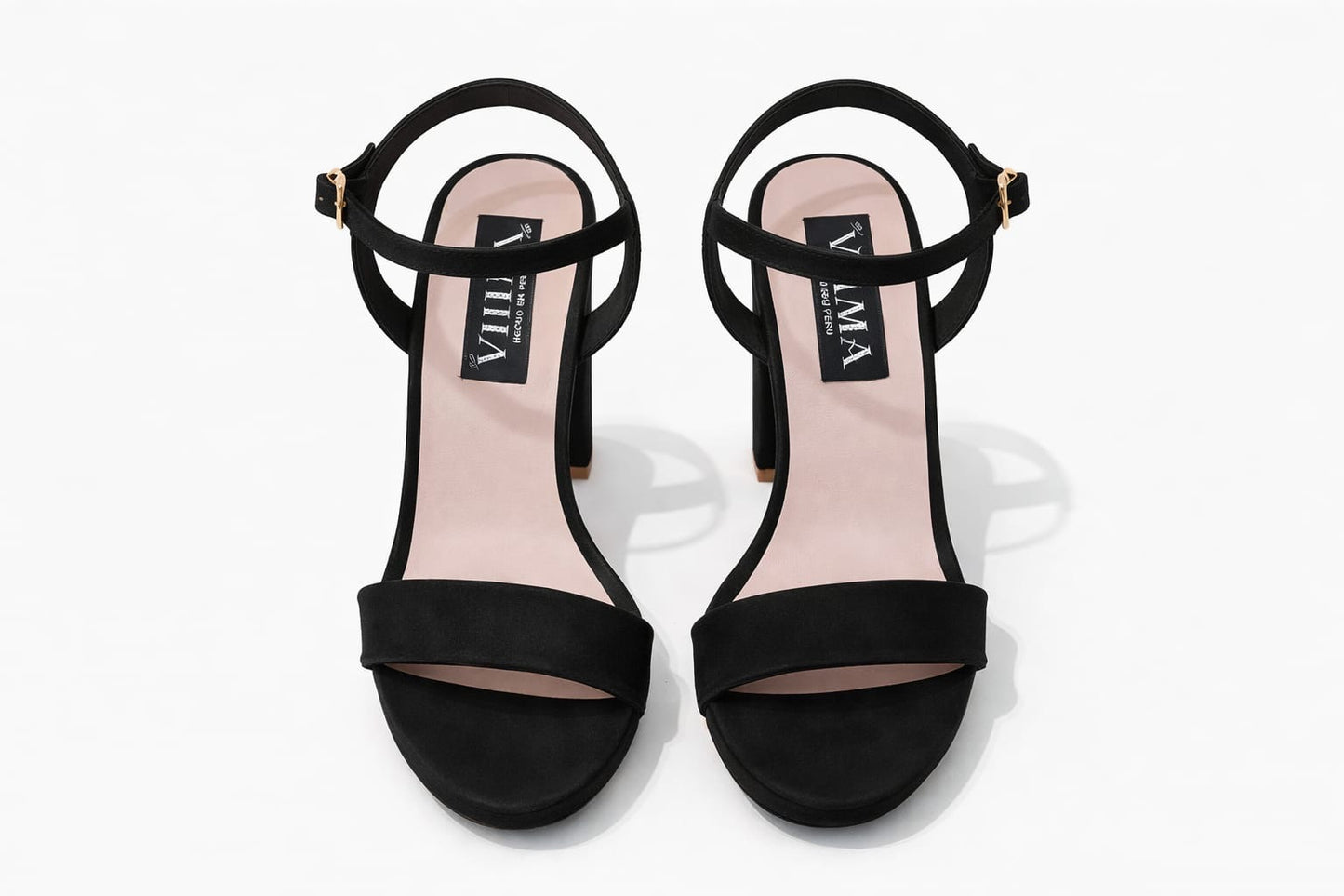 Sandalia Capri para mujer Negro Suede