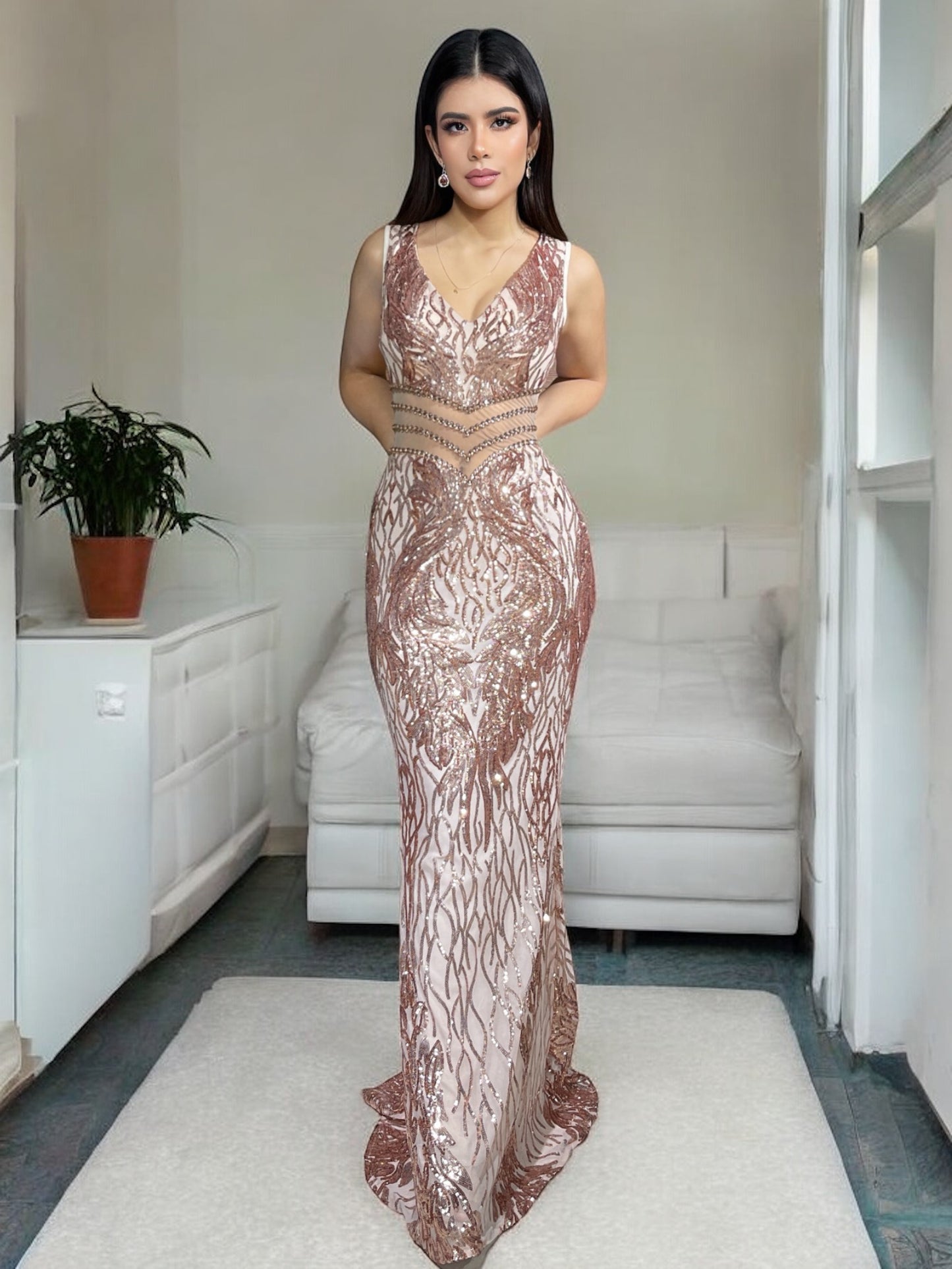 VESTIDO LENTEJUELAS MERMAID