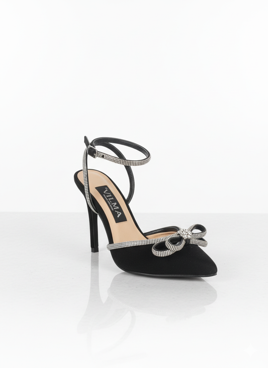 Zapato strass x9 cm fino Vilma