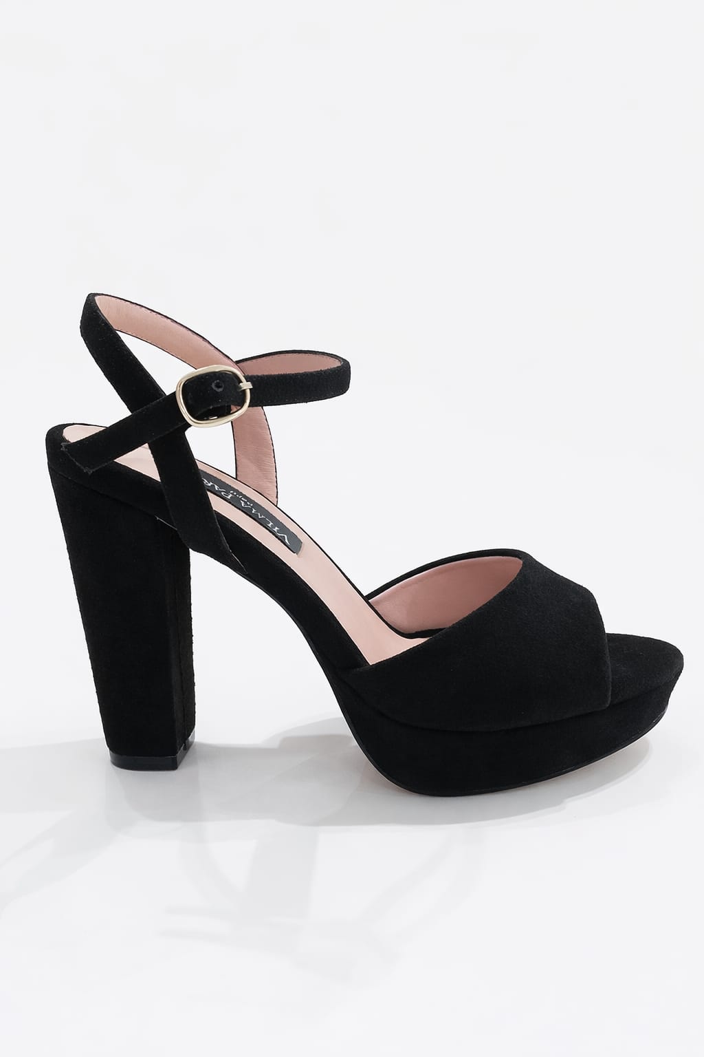 Sandalia Amalfi para mujer negro Suede