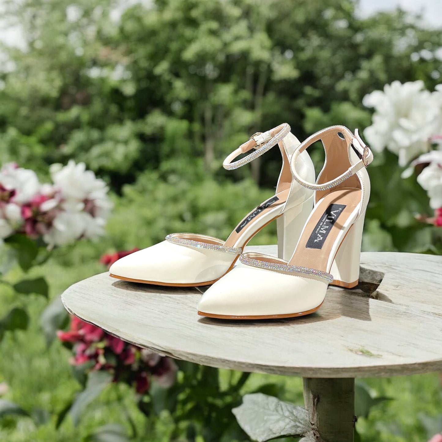 STILETTOS STRASS PERLA