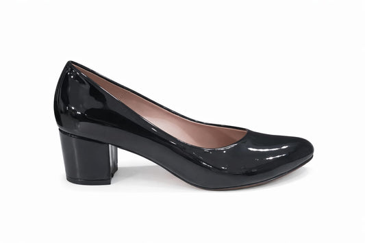 Stiletto dorsay tacón grueso 5 cm
