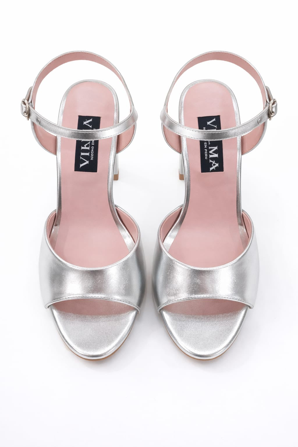 Sandalia Amalfi para mujer Plateado Light