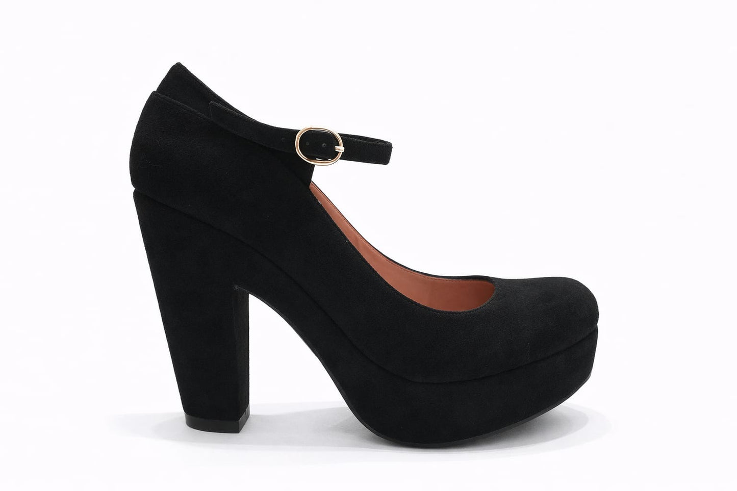 Calzado VERSAILLES ORTOPEDICO sueder negro taco x12