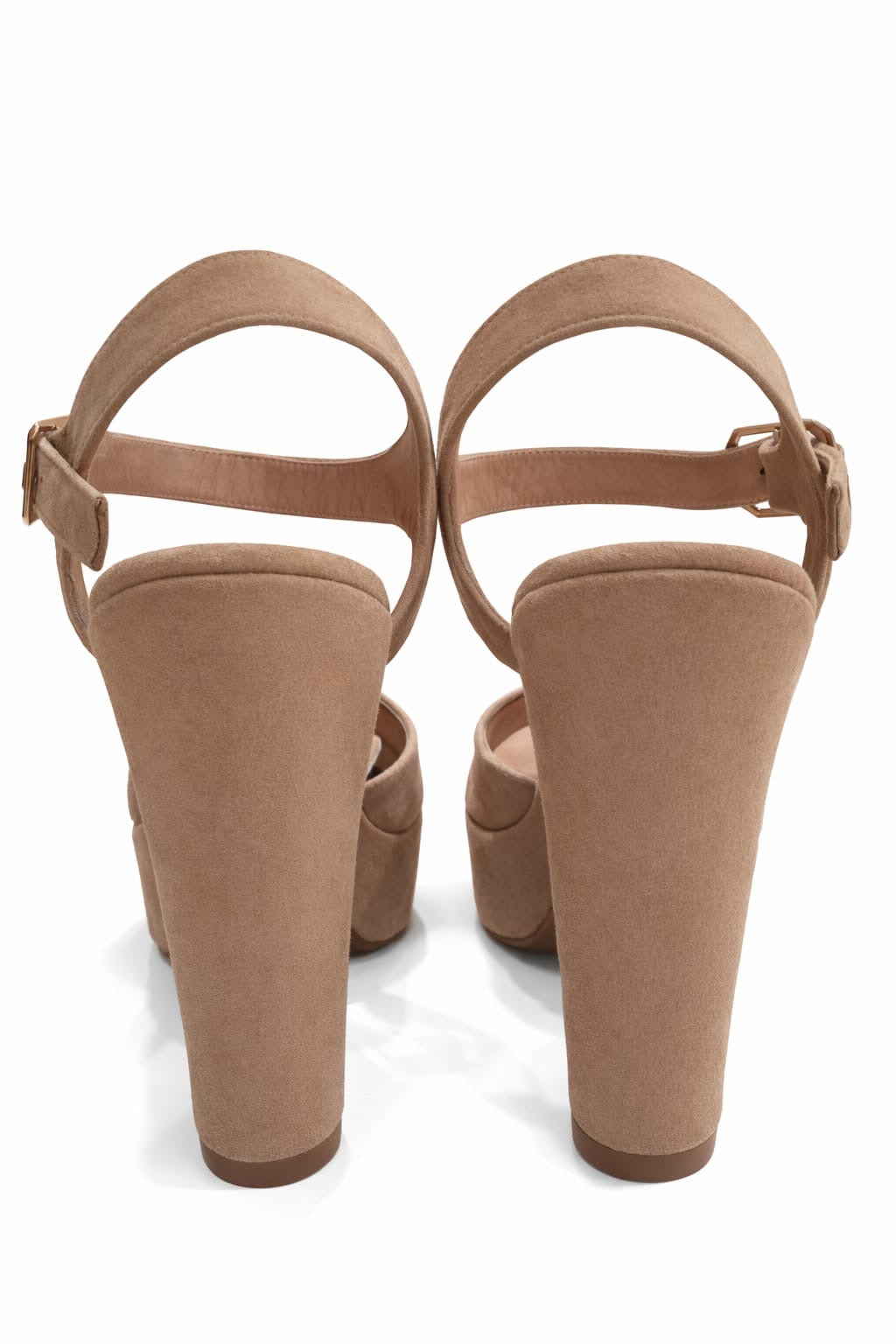 SANDALIA ORTOPÉDICA CAPELLADA TACÓN 12CM BEIGE SUEDE