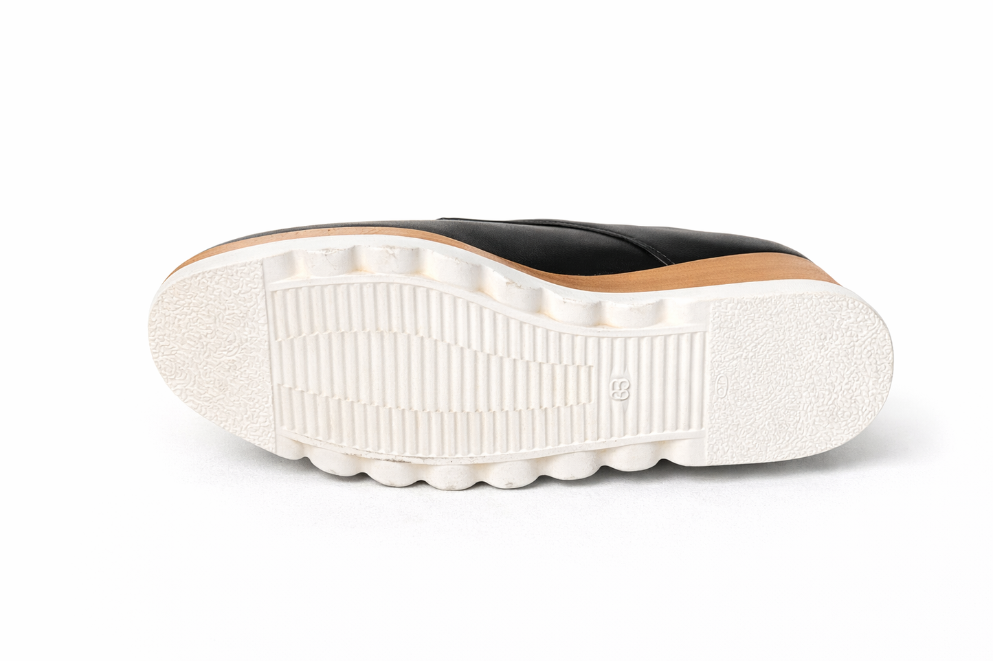 Zapatilla Oxford plataforma %100 cuero vacuno Vilma