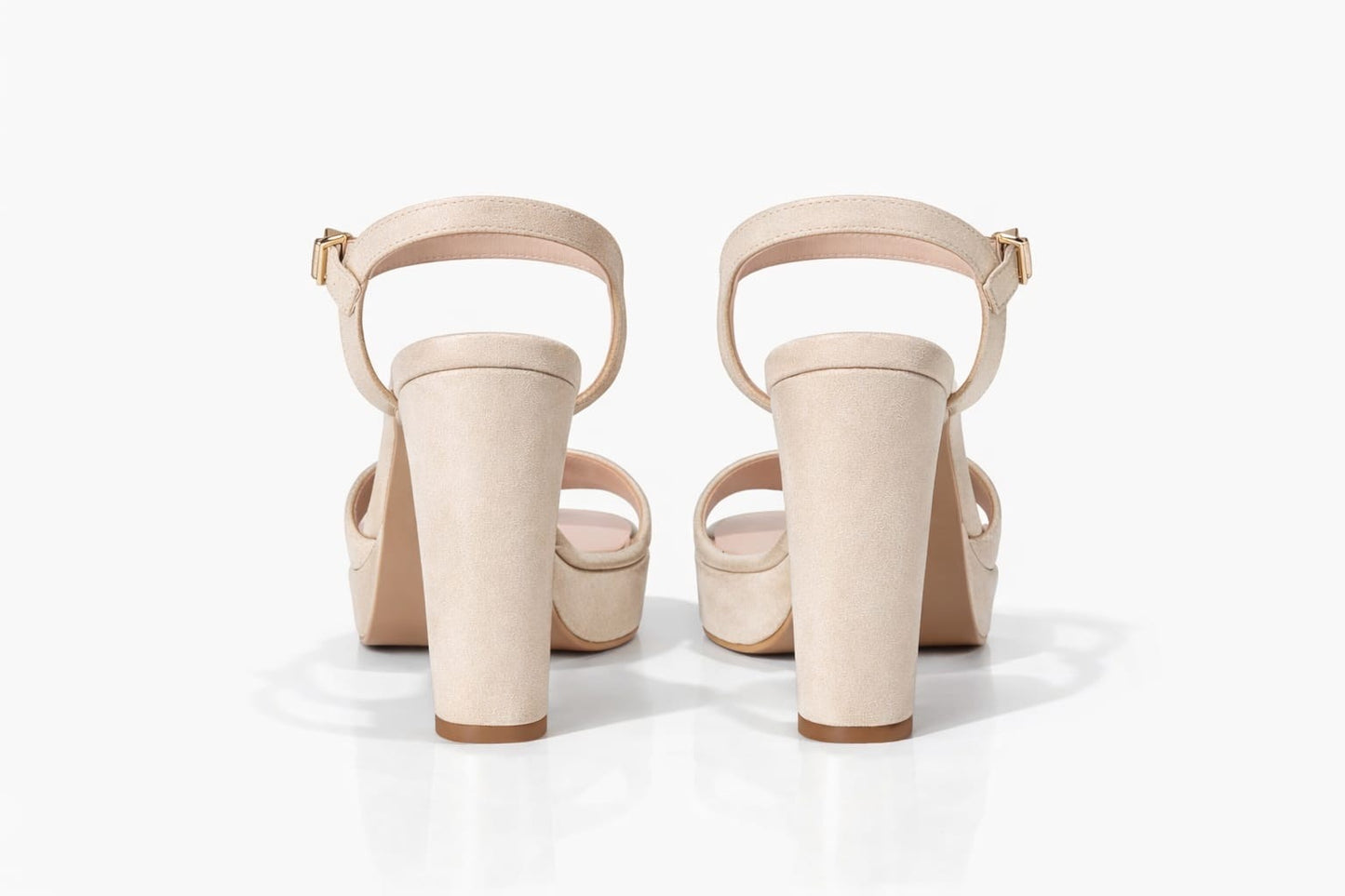 Sandalia Capri para mujer hueso suede