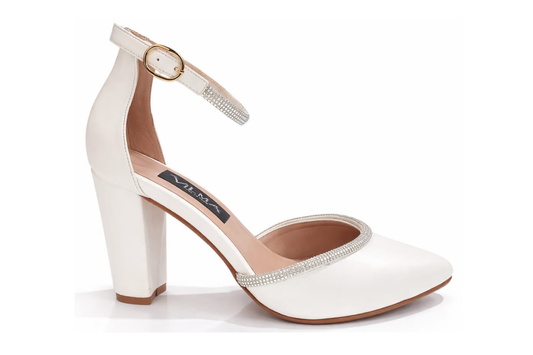 Stiletto openay tacón grueso 9 CM