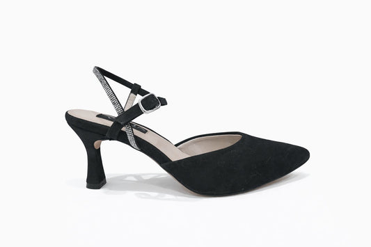 Stiletto destalonado con taco fino Vilma