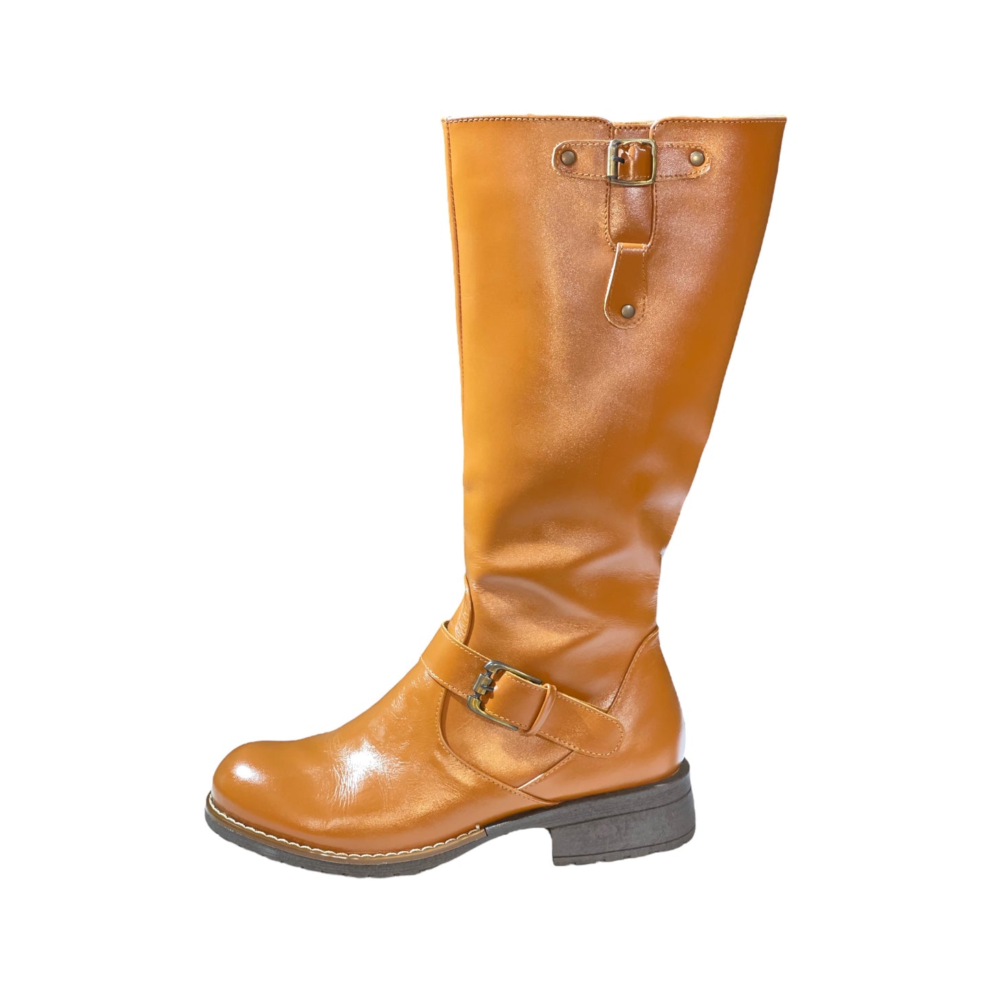 BOTAS LARGAS CUERO CAMEL